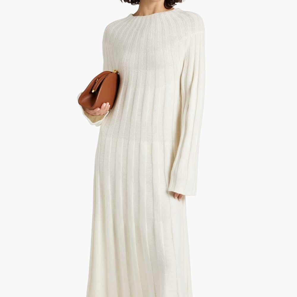 Loulou Studio Gossa ribbed cashmere maxi dress Size XS